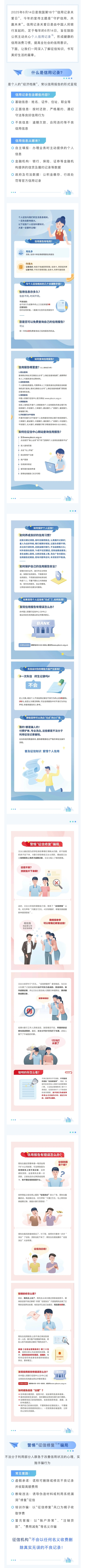 【守護(hù)信用，共贏未來】6·14信用記錄關(guān)愛日知識講堂