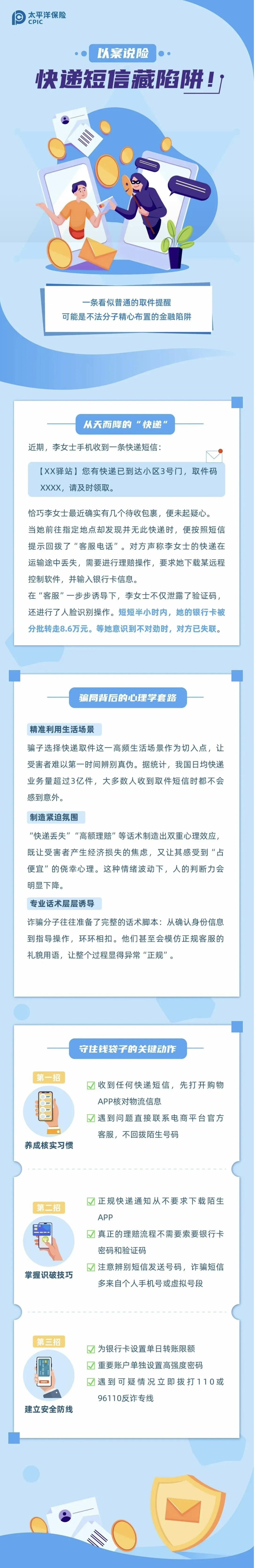 19.【以案說(shuō)險(xiǎn)】快遞短信藏陷阱！